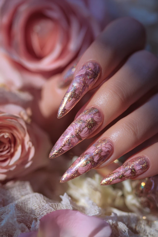 Romantic Rose Mani
