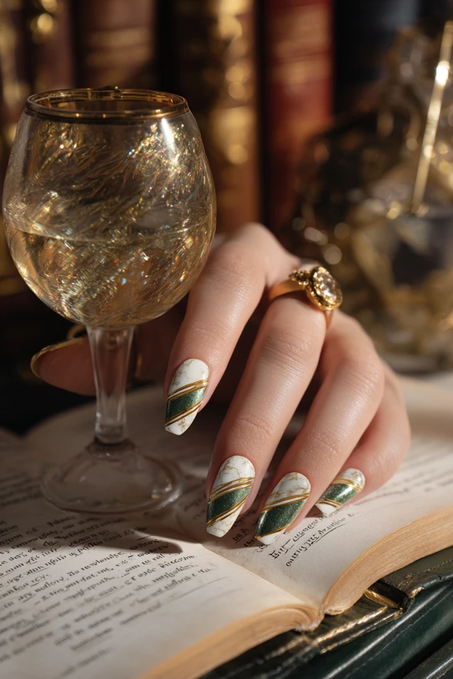 Old Money Design Nails
