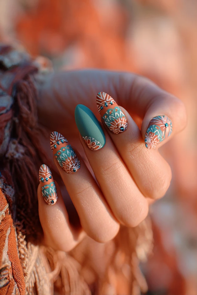 Boho Look Nails