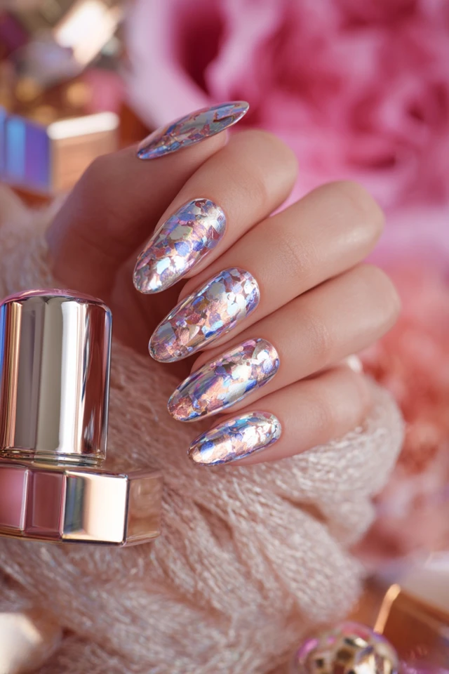 Metallic Luxe Look Nails