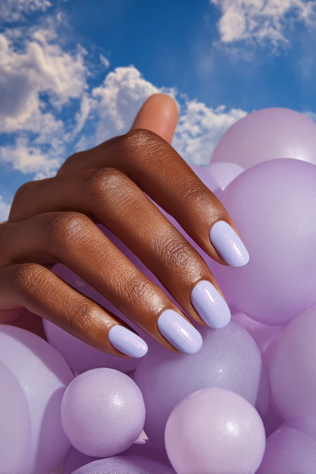 Dreamy Cloud Mood Nails