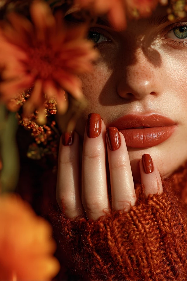 Maple Fall Vibes Nails