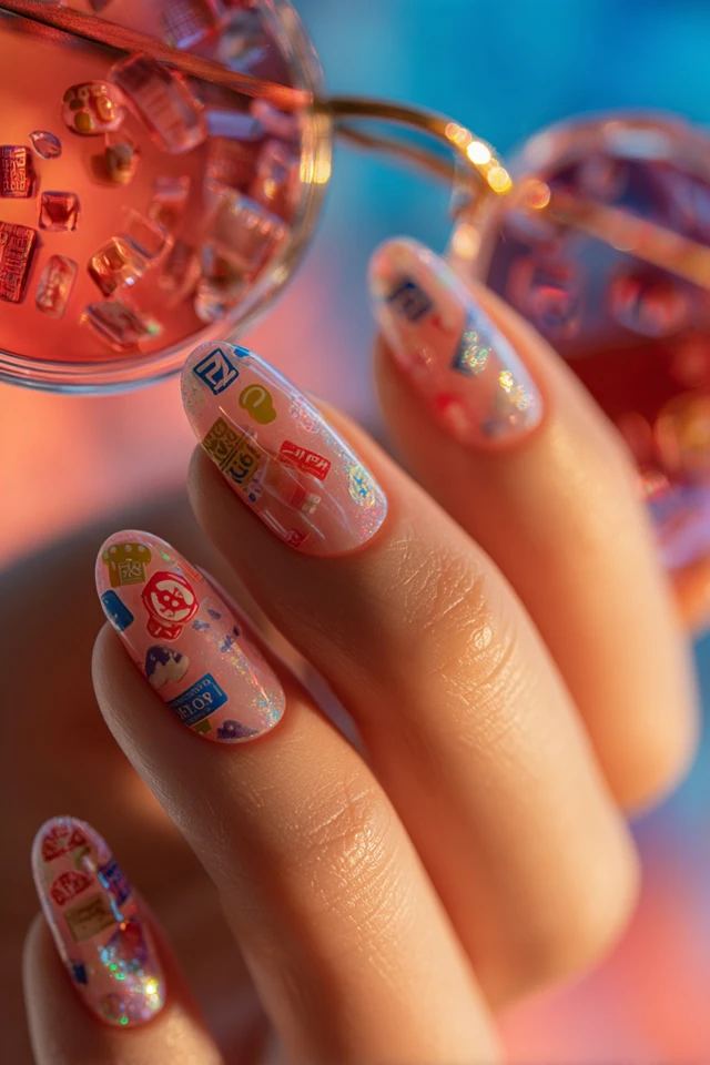 Tokyo Pop Aesthetic Nails
