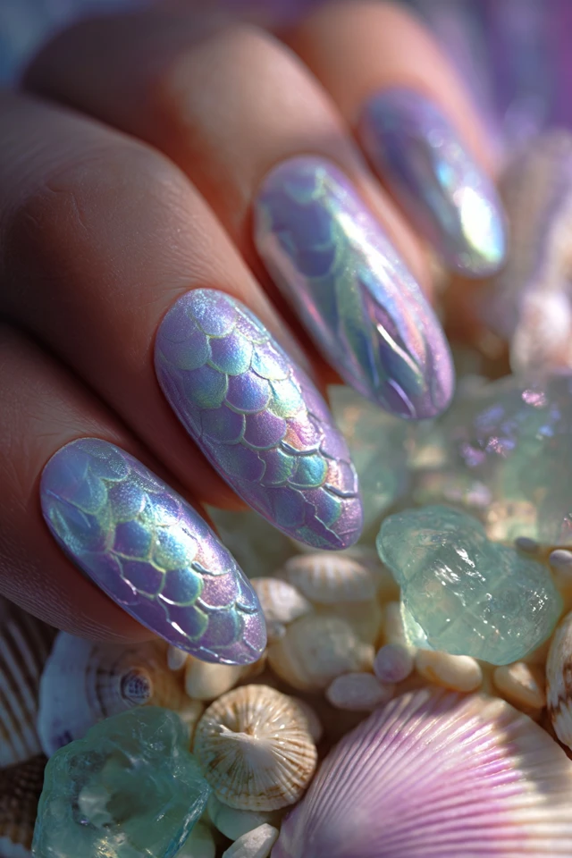 Mermaidcore Design Nails