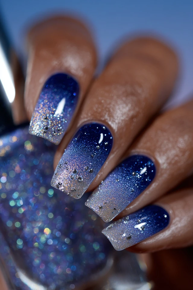 Midnight Velvet Mani