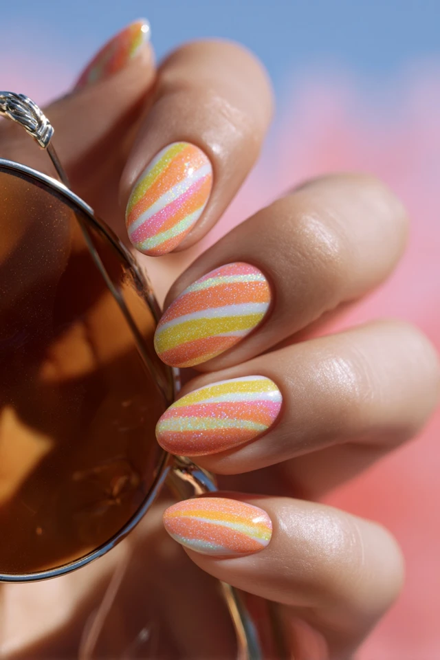 Solar Flare Nails