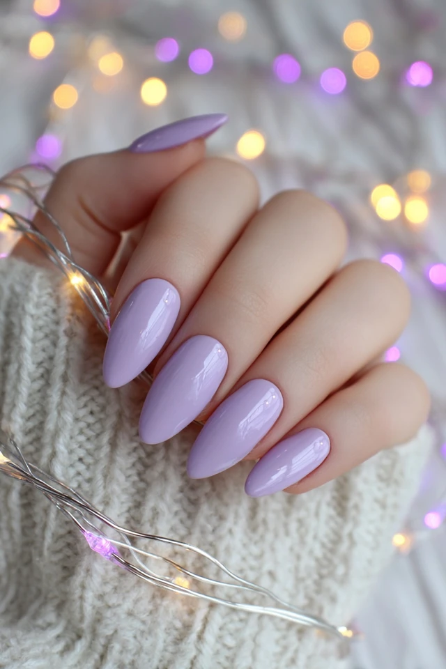 Dramatic Short Almond Artistry Nails
