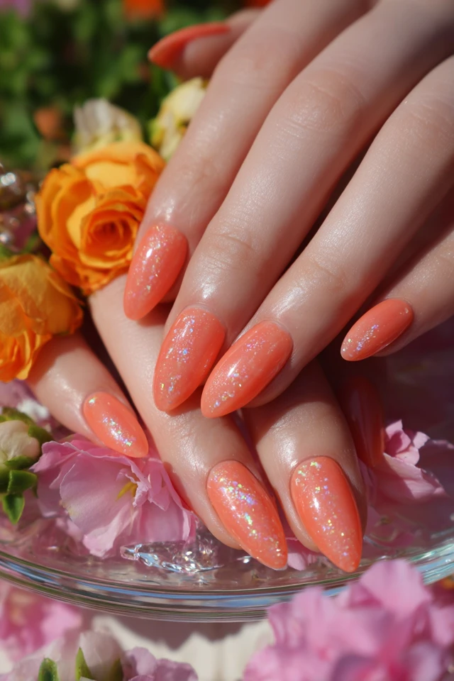 Artful Russian Almond Artistry Nails