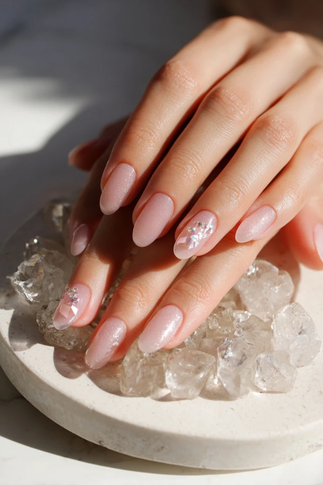 Artful Peak Silhouette Nails