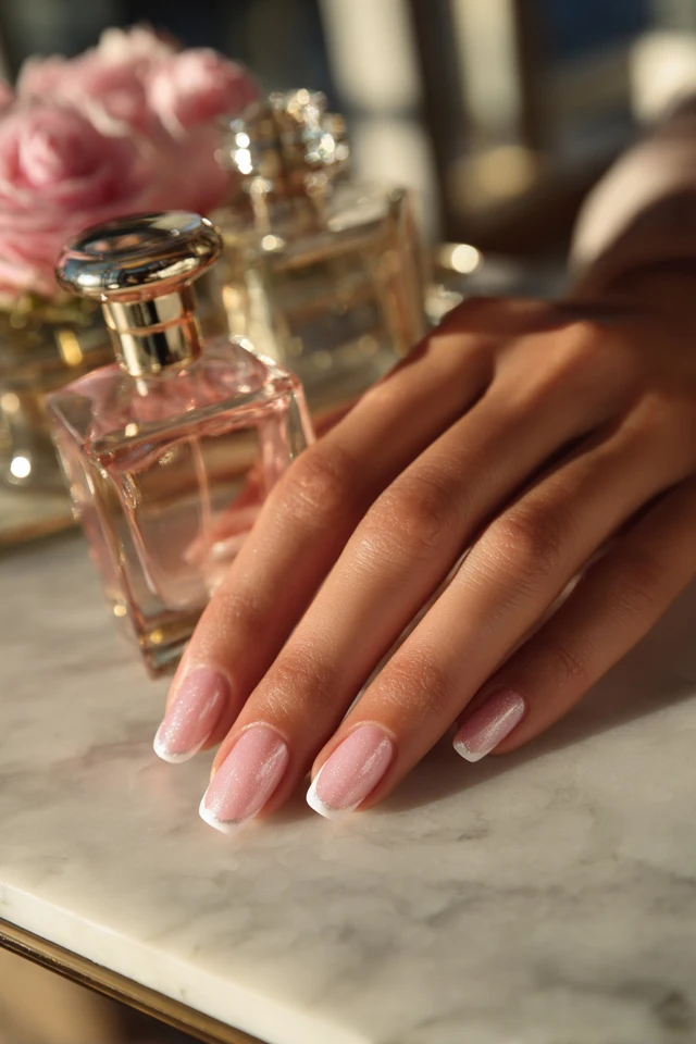 Artful Flare Geometry Nails
