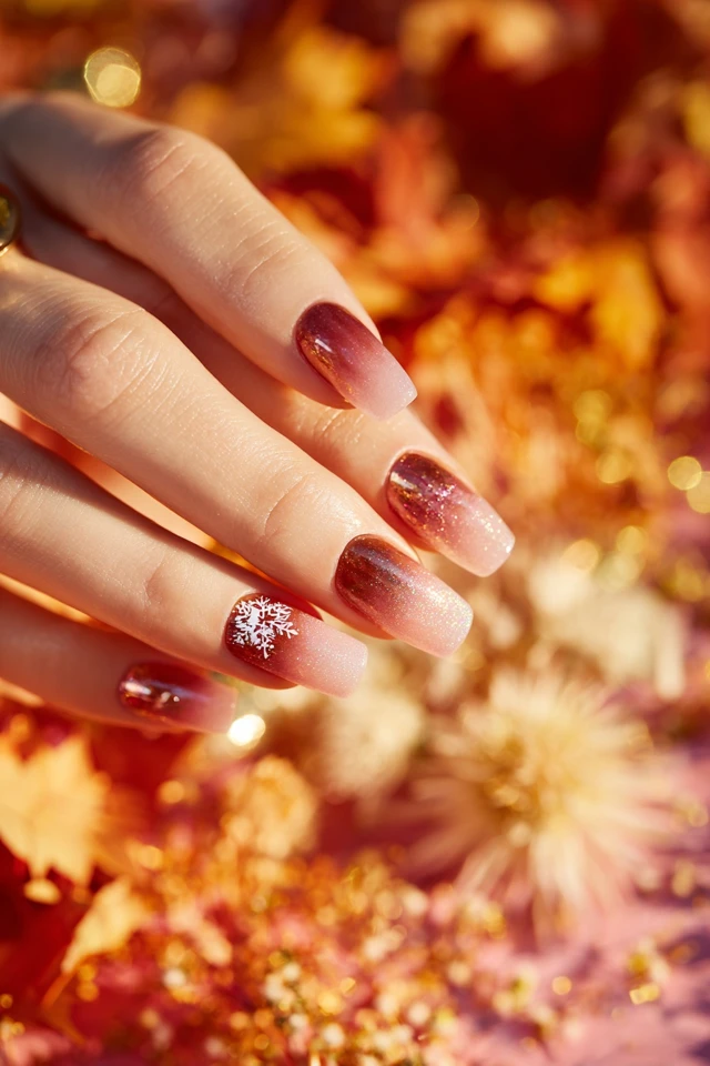 Harvest Autumn Frost Nails