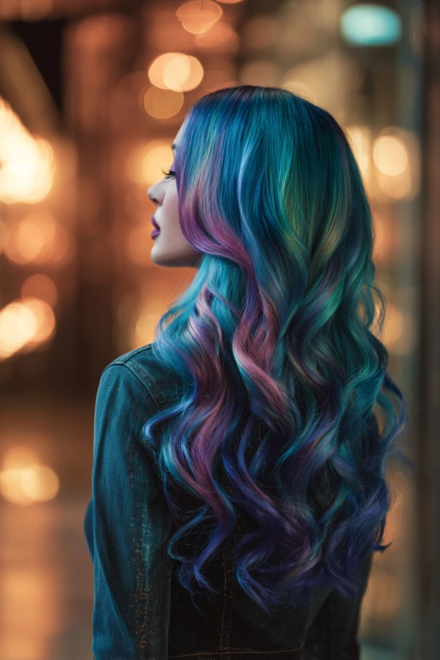 Long Wavy Haircut Mermaid