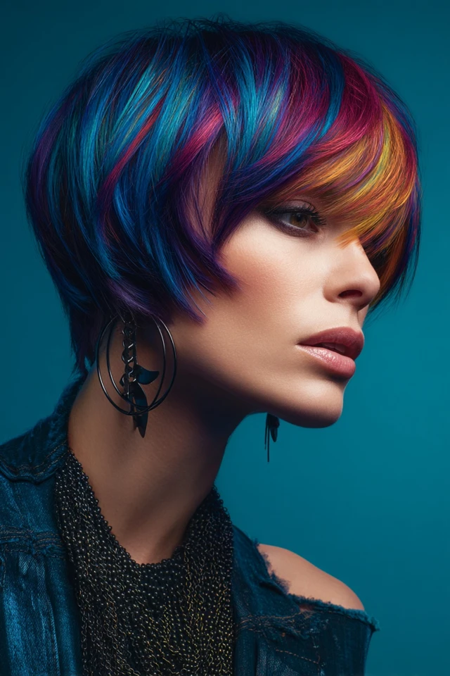 Neck-Length Haircut Clean Line