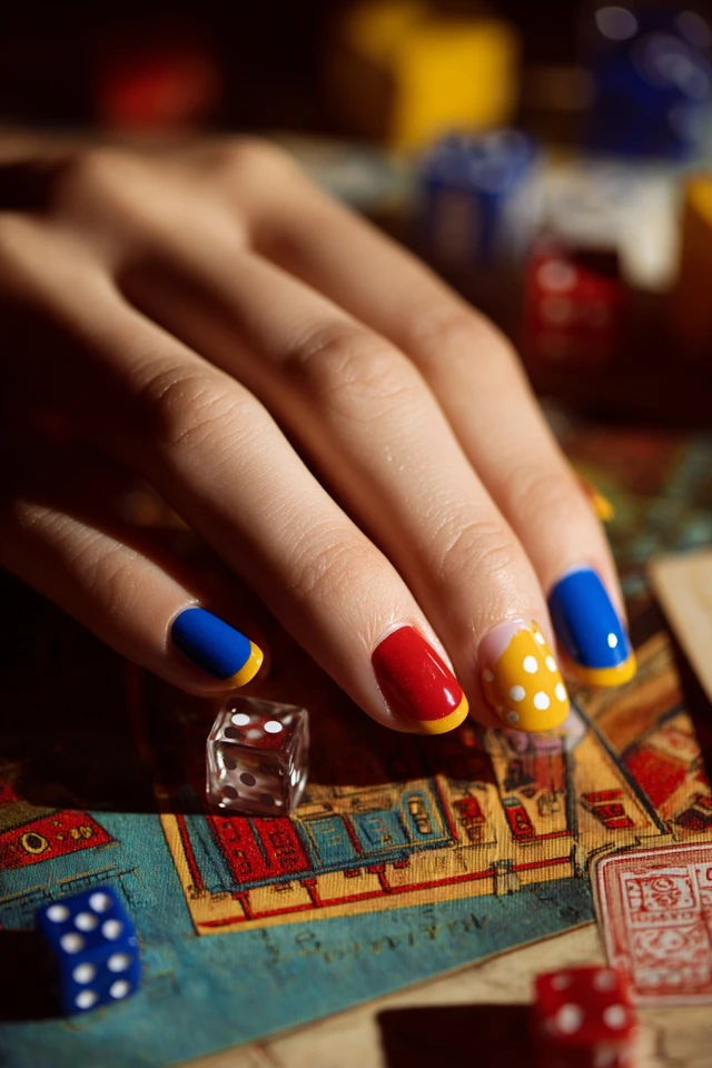 Game Night Nails Inspiration - photo 2