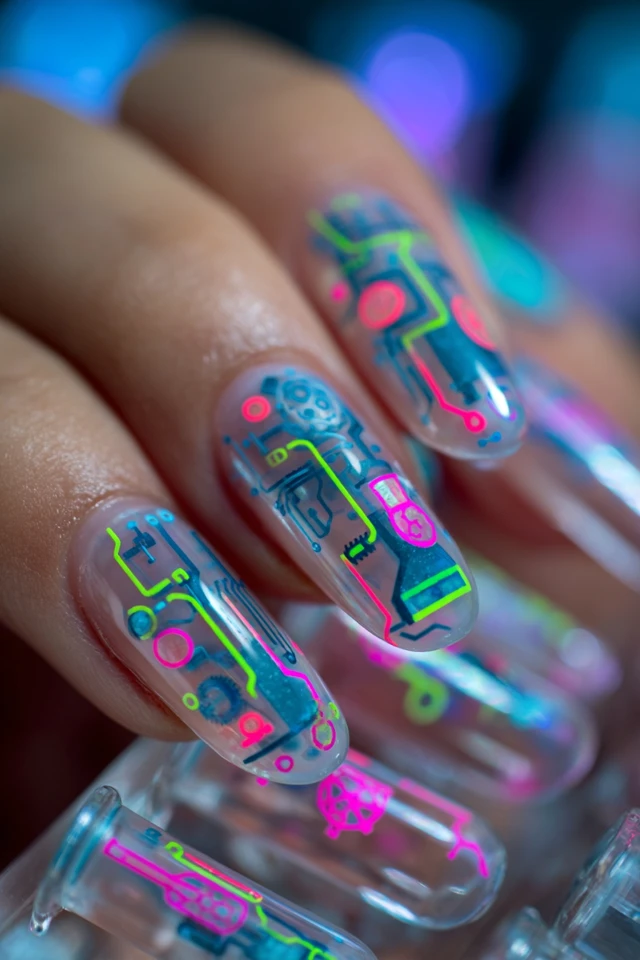 Science Fair Nails Inspiration - photo 2