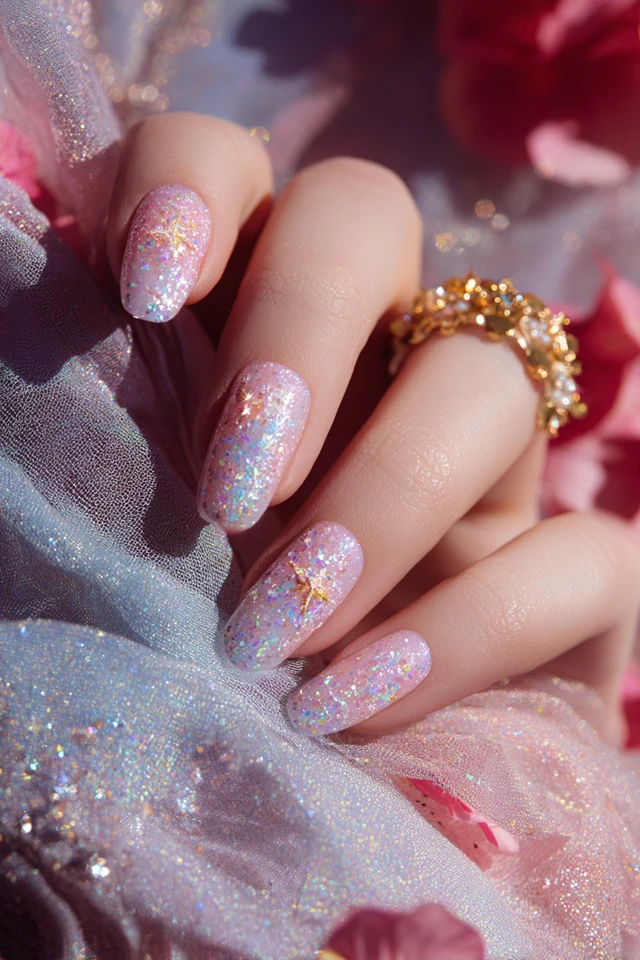 Sparkle Star Wars Day Vibes Nails - photo 2