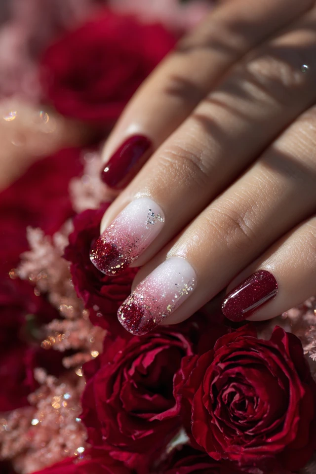 Festive World Kindness Day Palette Nails