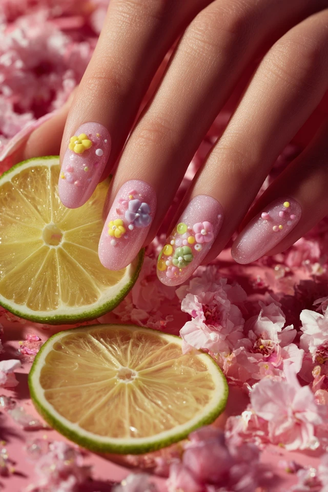 Petal Spring Charm Nails - photo 2