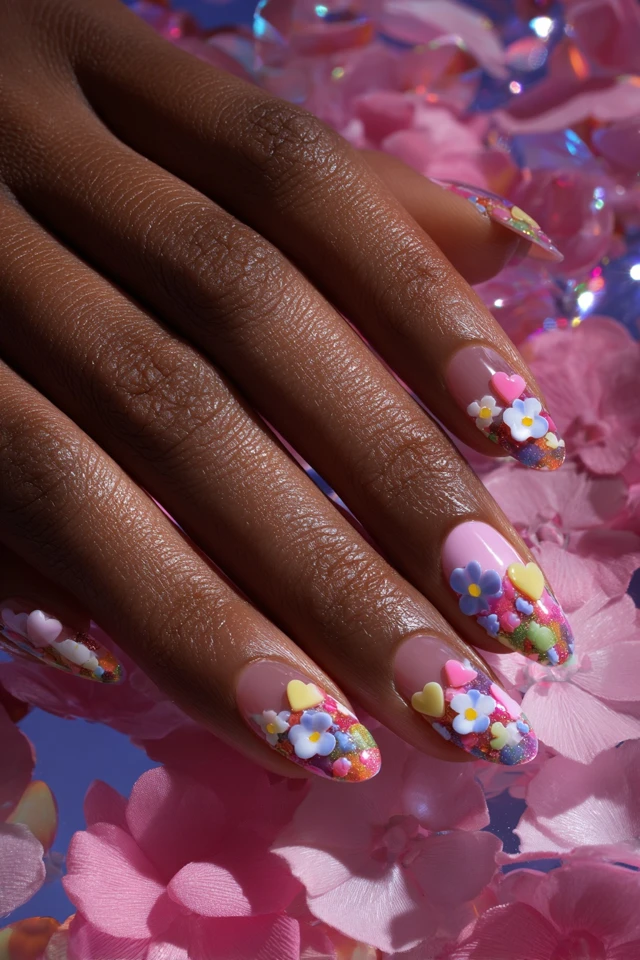 Celebration Passover Glam Nails - photo 2