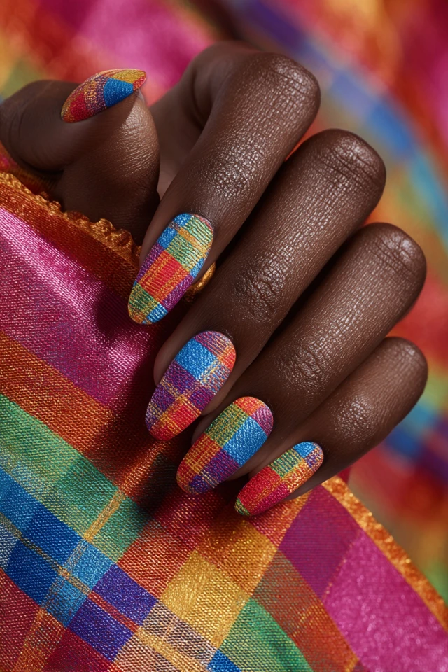 Festive International Literacy Day Vibes Nails - photo 2