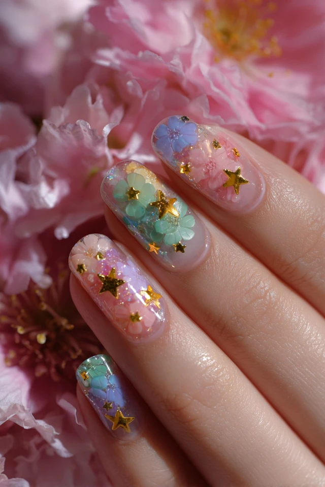 Festive Mardi Gras Nails - photo 2
