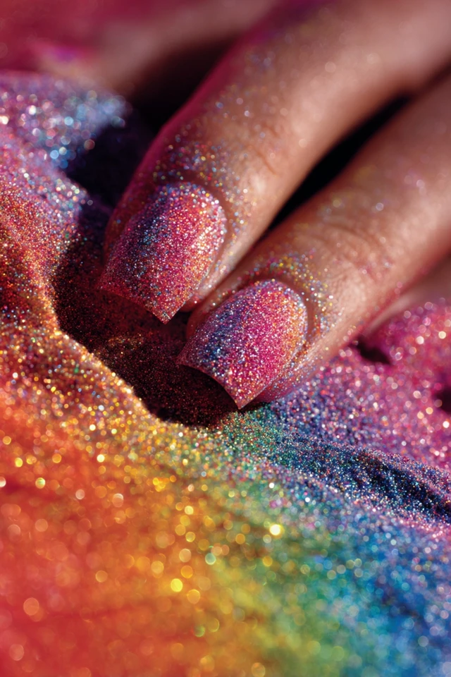 Sparkle Bastille Day Vibes Nails - photo 2