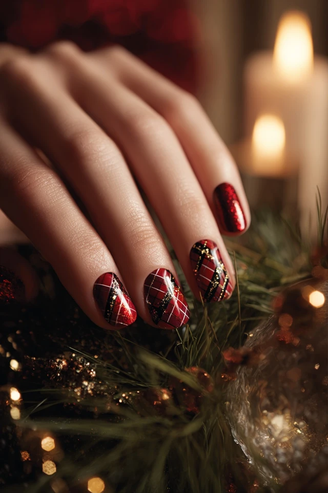 Bold Australia Day Palette Nails