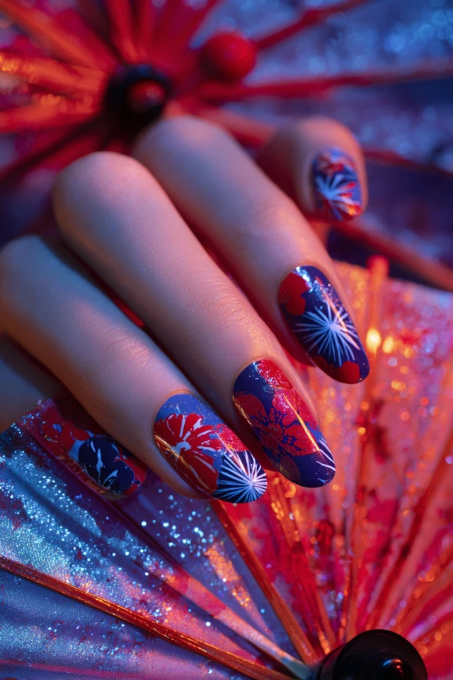 Celebration Canada Day Nails - photo 2
