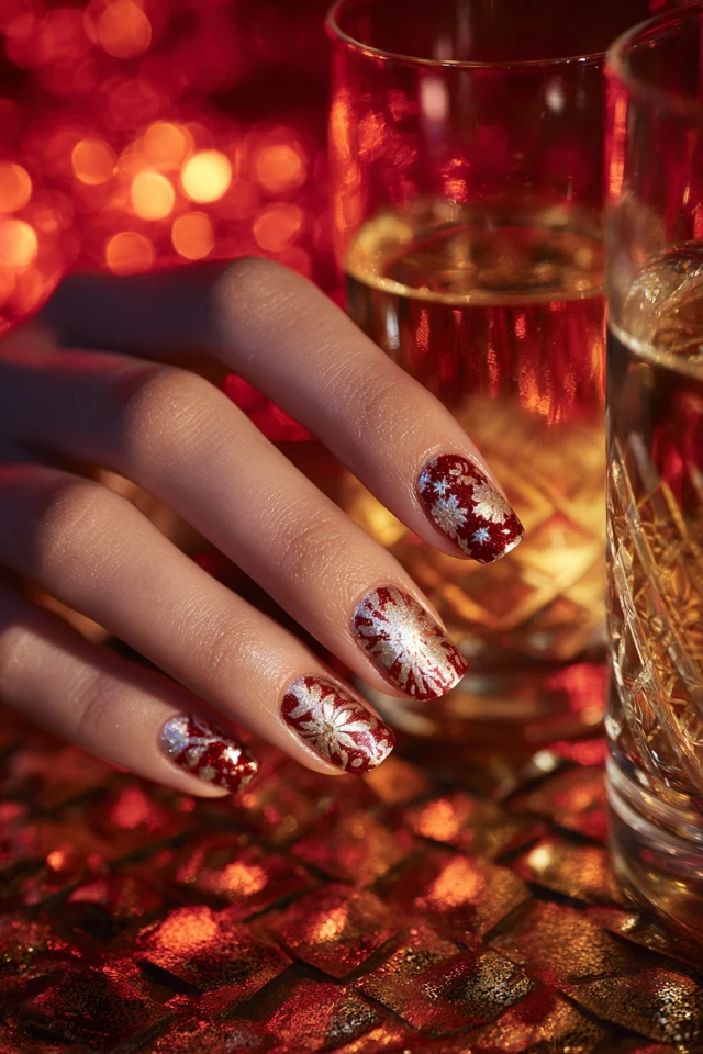 Festive Valentine’s Day Design Nails - photo 2