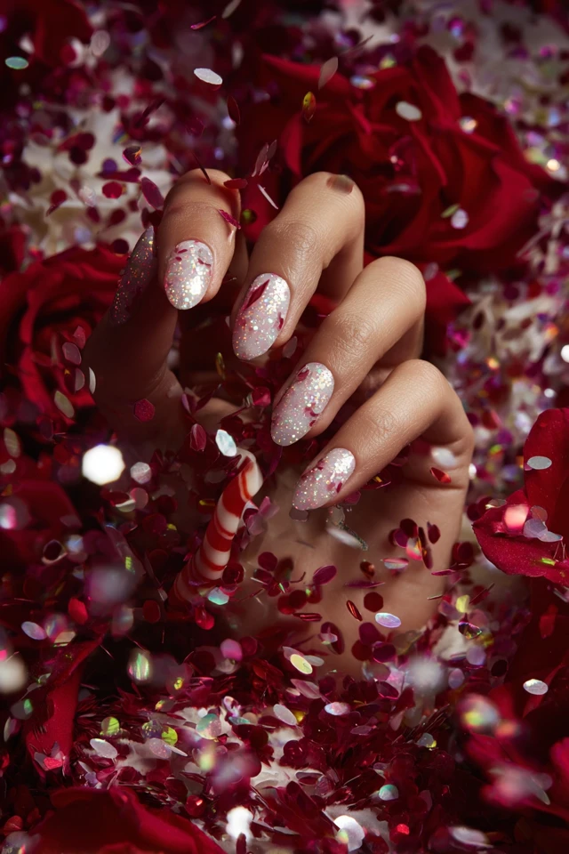 Sparkle Rosh Hashanah Glam Nails - photo 2