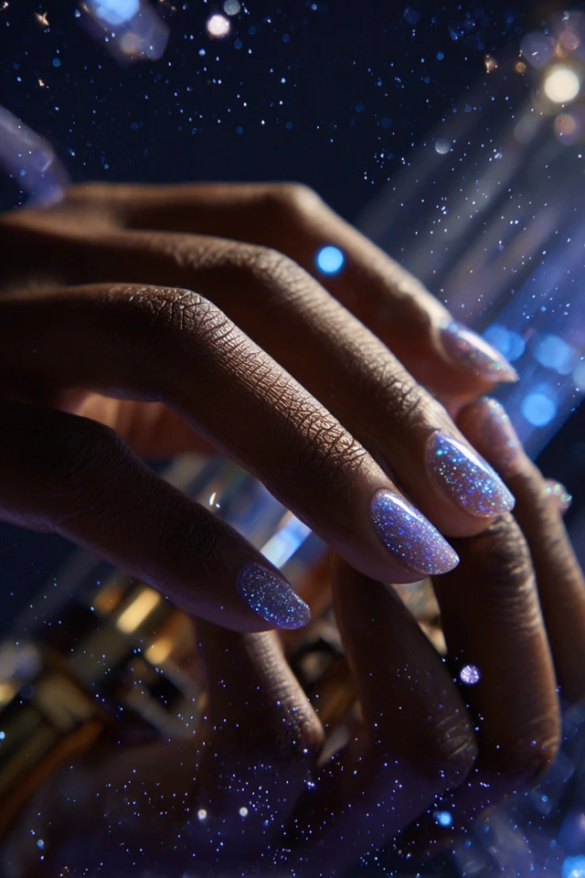 Celestial Press-On Glam Nails - photo 2