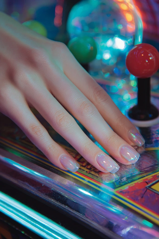 Prismatic Jelly Design Nails - photo 2