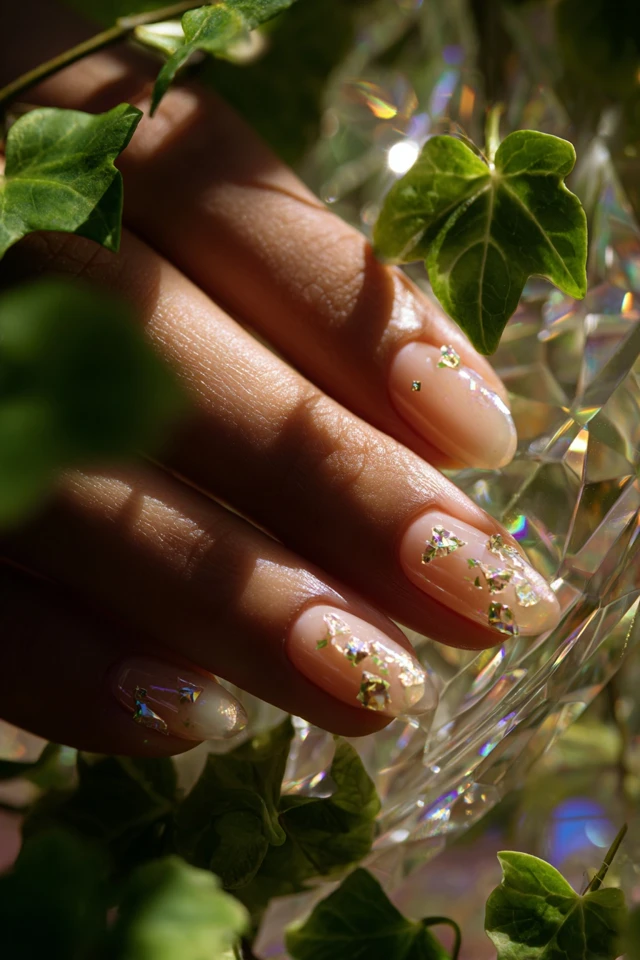 Luminous Crystal Pixie Mani