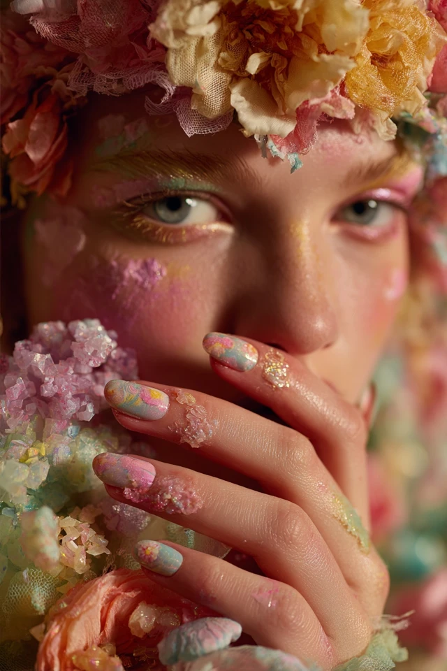 Daisy Spring Whisper Nails - photo 2