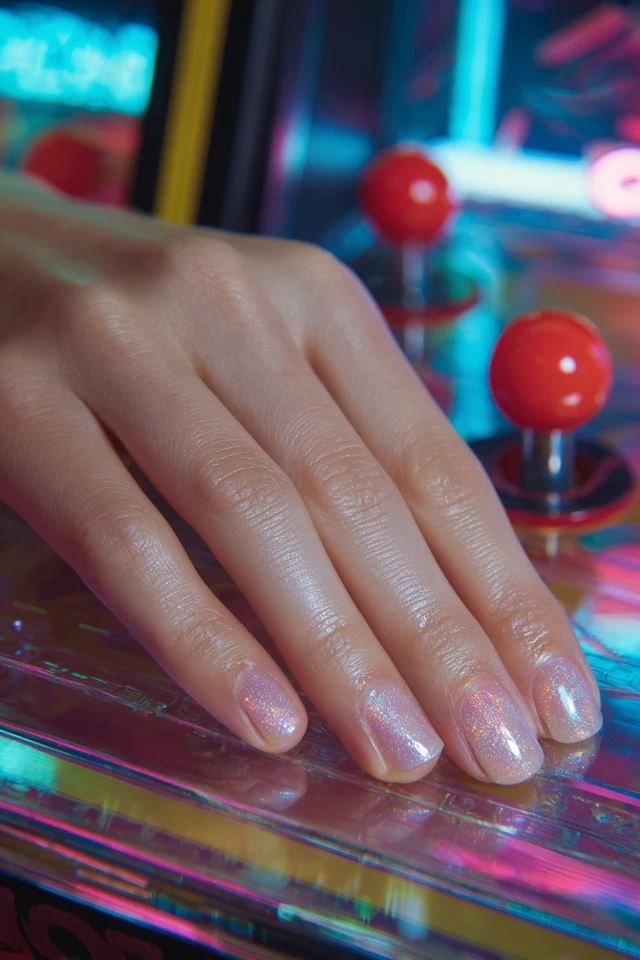 Prismatic Confetti Glitter Mani - photo 2