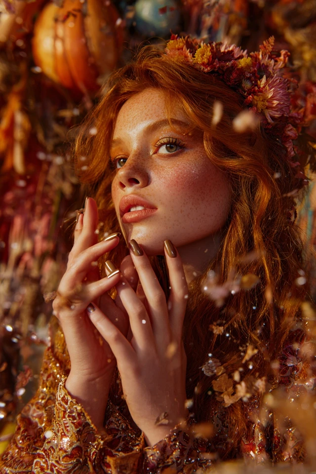 Spice Fall Dream Nails