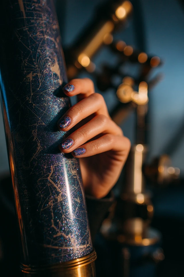 Galactic Stamping Art Vision Nails - photo 2