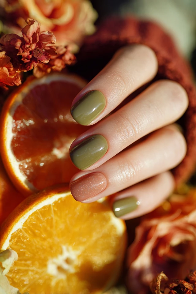 Cider Fall Whisper Nails