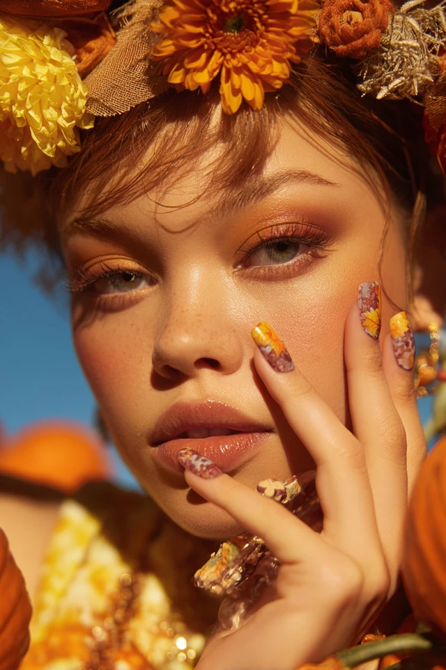 Maple Fall Vibes Nails - photo 2