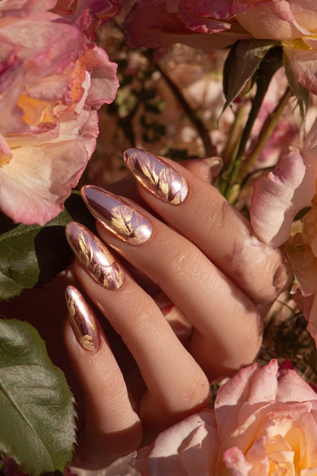Blush Nude Design Nails