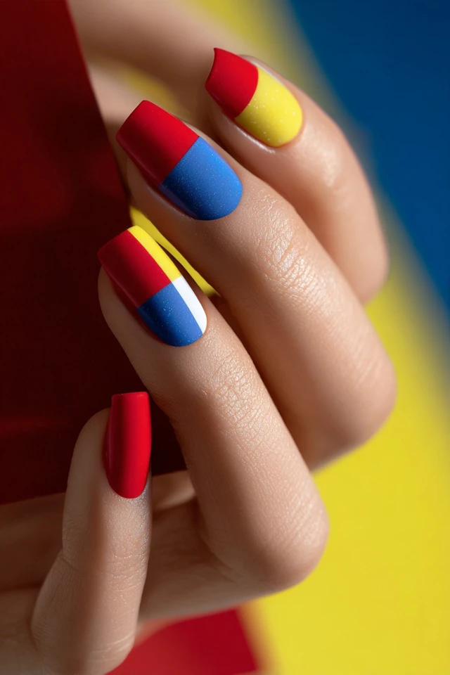 Color-Block Vibe Nails - photo 2