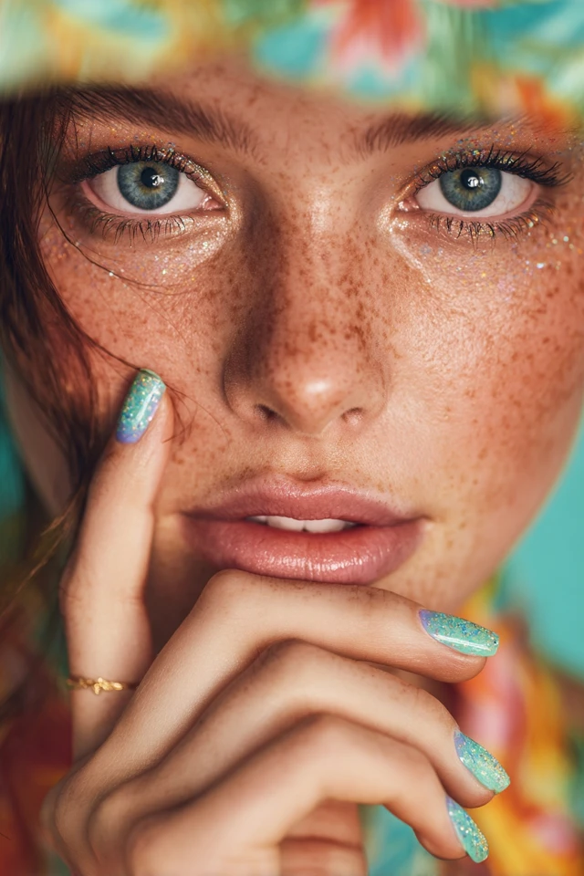 Lagoon Summer Whisper Nails