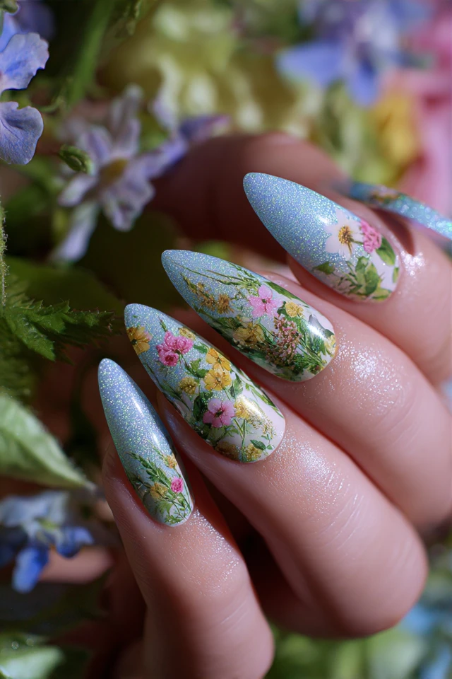 Cottagecore Palette Nails - photo 2