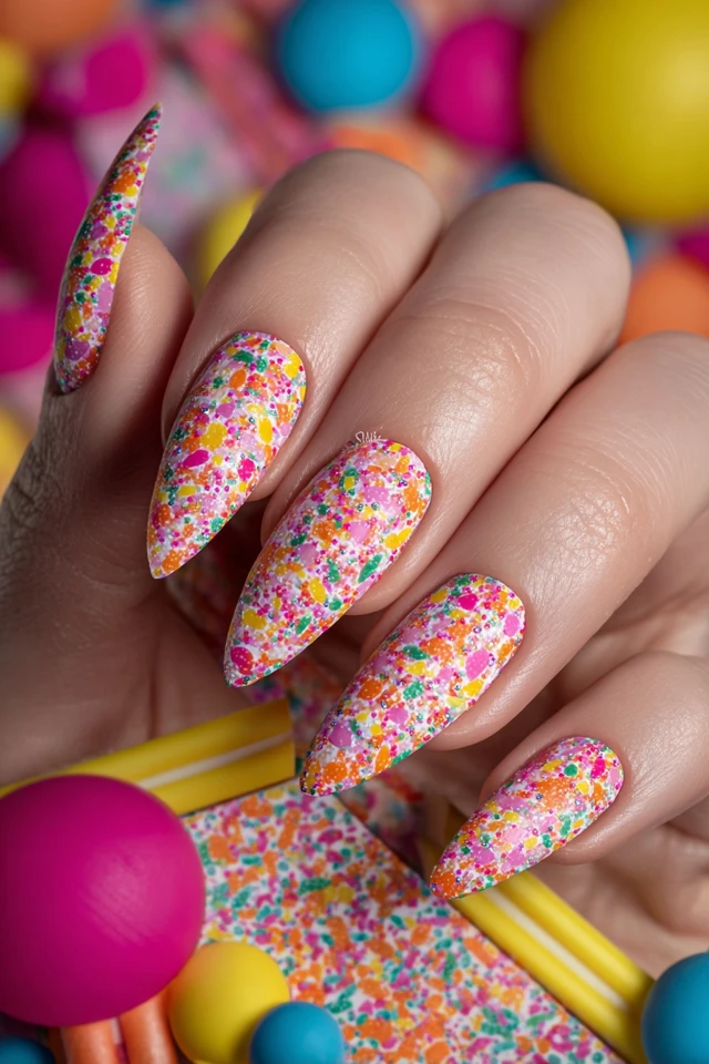 Confetti Party Palette Nails