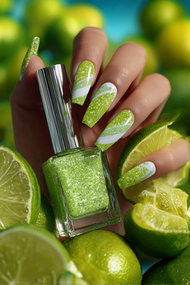 Electric Lime Mani - photo 2