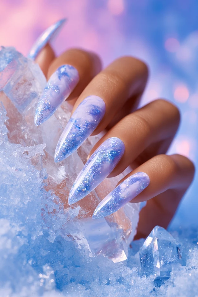Ice Princess Palette Nails - photo 2