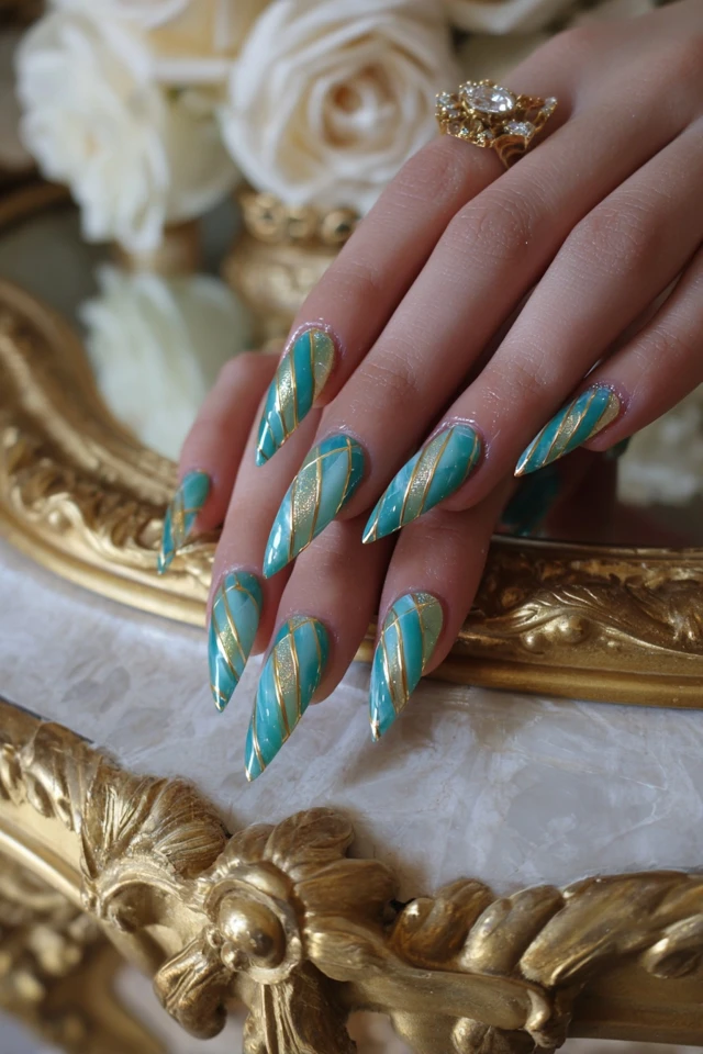 Artful Extreme Stiletto Geometry Nails - photo 2