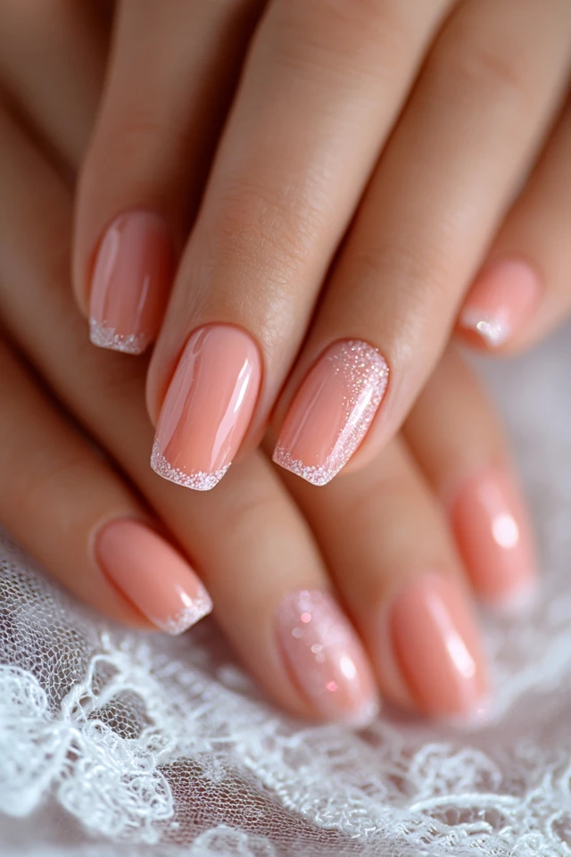 Striking Lace Edge Geometry Nails - photo 2