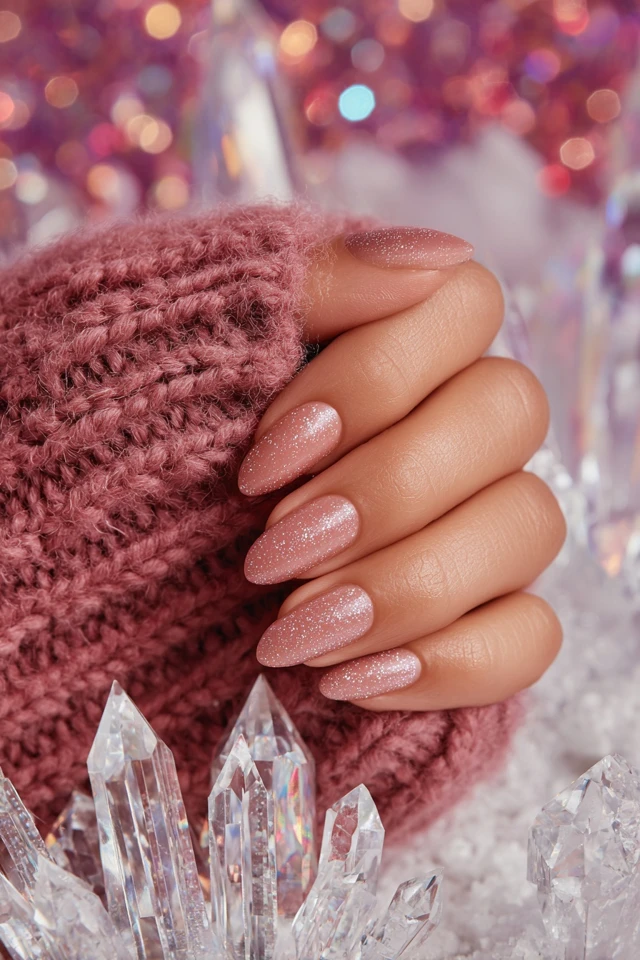 Gingerbread Winter Glow Nails - photo 2