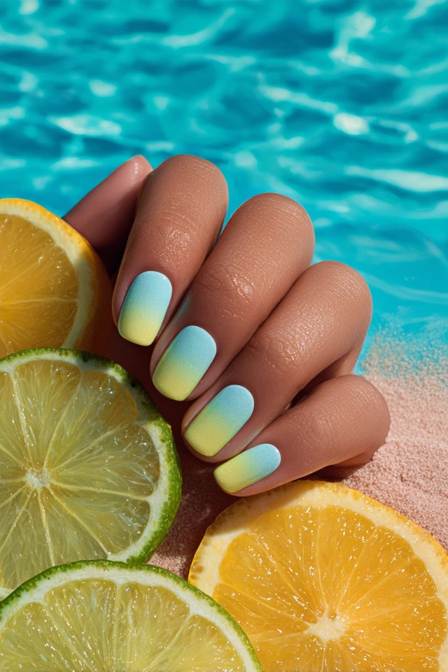 Beach Summer Glow Nails - photo 2